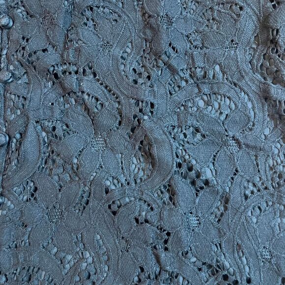 Torrid Blouse Womens 0X Black Lacy Ruffles Whimsygoth Fairygoth Coquette Top - Picture 9 of 16